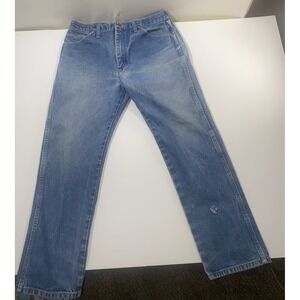 Wrangler Jeans Mens 34x31 (Act. 32x29) Blue Cowboy Cut 13MWZ Rodeo Western